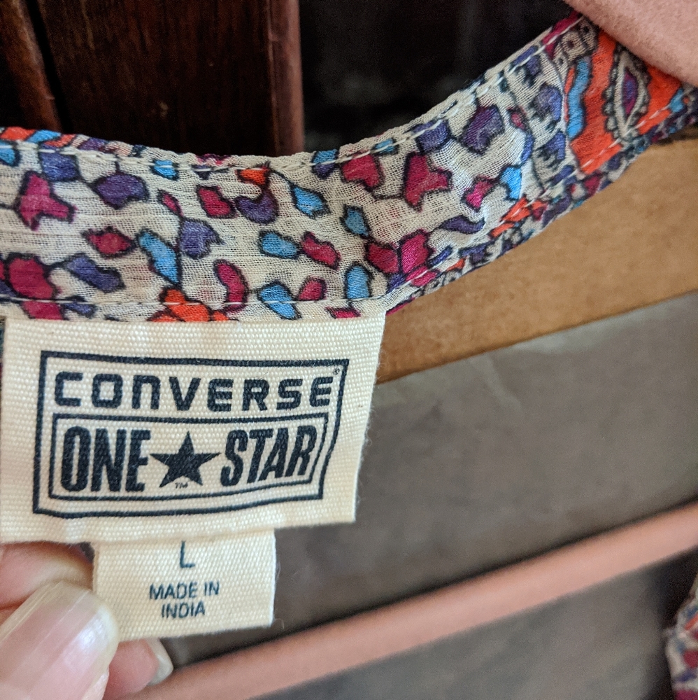 Converse One Star Sheer Bell Top